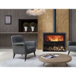 Poele a bois - panadero - chopin 3v ecodesign - 8, 2 kw - bches 80 cm