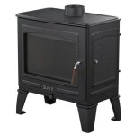 Po�le � bois supra vercors e 8, 7 kw noir