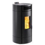 Po�le � granul�s de bois noir lodi 8 �tanche wifi - 8 kw - tr�mie 16, 5 kg