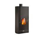 Poêle a granulés estray 9kw etanche acier noir godin - 490329noir Poêle a granulés estray 9kw etanche acier noir godin - 490329noir