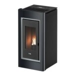 Pole  granuls tanche cadel prince 11 puissance 10. 5kw anthracite - cadre inox