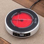 Pole a th electrique en cramique, plaque chauffante electrique, four chauffant, mini thire portable, ...