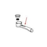 Poignee porte filtre nue (pour cafe moulu) bco20 bco260 bco261b bco264 ec190 ec270 ec330s ec410 ec430 ...
