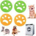 Poil machine a laver 4 pi�ces epilateur pour animaux de de lessive, epilateur r�utilisable pour nettoyer ...