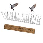 Pointes anti - oiseaux durables, en acier inoxydable, pour dfense des oiseaux, clture, balcon, jardin, ...