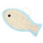 Poisson forme sisal chat planche a gratter chat griffoir chaton tapis escalade arbre chaise table tapis ...