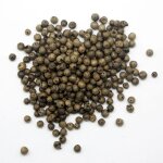 Poivre vert frit antalaha de kaominina - madagascar - sachet de 1 kg