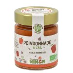 Poivronnade a l'ail bio - pot 130g