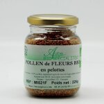 Pollen de fleurs bio en pelottes - pot pet 200 g