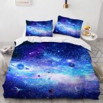 Polyester - coton linge de lit doux confortable housse de couette x fille ciel ��toil�� housses de couettes ...