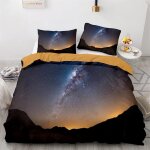 Polyester - coton linge de lit impression d housse de couette x ciel nocturne ciel ��toil�� housses de ...