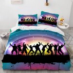 Polyester - coton linge de lit impression d housse de couette x musique housses de couettes cm x cm avec ...