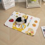 Polymres de sol pour animaux de compagnie, coton pur, cheveux antiadhsifs, lavable en machine, plate ...