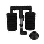 Pompe a air pour aquarium, nouveau filtre a eponge biochimique pratique pour poissons et crevettes, livraison ...