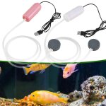 Pompe a air micro usb rechargeable pour aquarium, 1 ensemble, petite pompe a oxyg�ne, a�rateur silencieux ...
