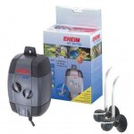 Pompe a air avec r�glage du d�bit d'air avec tuyau (2m) et 2 diffuseur 400 (2x2