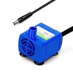 Pompe bleue de conception unique avec interface usb, fontaine a boire pour animaux de compagnie, aquariums, ...