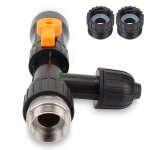 Pompe changeur d'eau pour robinet, type de robinet a 3 voies, pratique s�parateur de nettoyage d'aquarium, ...