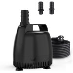 Pompes a eau pour aquarium, 3500l / h aquarium pompe a eau submersible for fountain pond hydroponic statuary ...