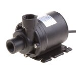 Pompe a eau a moteur solaire sans balais, 800l / h, 5m, dc 12v, circulation d'eau, avec prise 4p