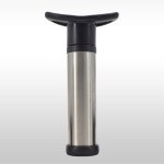 Pompe economiseur de vin sous vide, en acier inoxydable avec 4 bouchons de scellage, bouchons de vin ...