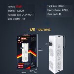 Pompe filtre d'aquarium 4 en 1, pompe a eau et a oxyg�ne interne, multifonction 4bo1011