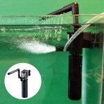 Pompe a oxyg�ne interne submersible 3 en 1, eponge d'eau avec spray de pluie pour poissons, augmentation ...