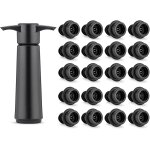 Pompe a vide avec 20 bouchons pour conserver le vin