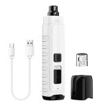 Ponceuse a ongles electrique pour chien, rechargeable avec 4 lumi�res led, 2 vitesses, toilettage des ...