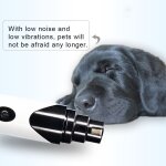 Ponceuse a ongles electrique pour chien, rechargeable par usb, appareil silencieux pour toilettage des ...