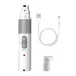 Ponceuse a ongles electrique silencieuse, rechargeable par usb, pour chiens et chats, lime de mise en ...