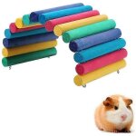 Pont pour animaux, pont echelle, pont en bois pour hamster, jouet a m�cher pour hamster, pliable et cr�atif ...