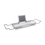 Pont de baignoire design m�tal iglo - l. 61 / 86 cm - noir