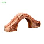 Pont d�coratif d'aquarium 1x cc, pont de simulation cr�atif, ornements en r�sine faits a bricolage main, ...