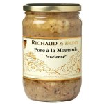 Porc a la moutarde  ancienne , bocal 600gr