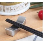 Porte - baguettes en acier inoxydable, style chinois, type lingot, fournitures de table, porte - baguettes, ... Porte - baguettes en acier inoxydable, style chinois, type lingot, fournitures de table, porte - baguettes, ...