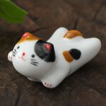 Porte - baguettes en cramique pour chat mignon, style japonais, repose - oreiller, vaisselle, restaurant, ...