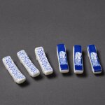 Porte - baguettes en cramique de style japonais 10 pices / ensemble, support d'tagre de baguettes ...