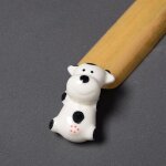 Porte - baguettes en forme de petite vache, 4 pices / ensemble, support de baguettes, cuillre, repose ...