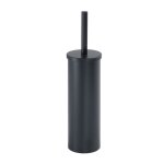 Porte - balai de toilette noir mat avec touffe de poils ginestra