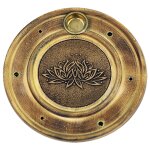 Porte - b�tons d'encens lotus en bois de papri 9. 5 cm