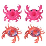 Porte - boissons gonflable, paquet de 4 flotteurs de boissons, porte - gobelets gonflables, sous - verres ...