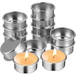 Porte - bougies m�tallique porte - bougie en fer argent lot de 20 supports pour bougies tealight parfum�es ...