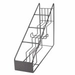 Porte - bouteilles en acier inoxydable, etagère a epices, 4 compartiments en forme d'escalier pour café ... Porte - bouteilles en acier inoxydable, etagère a epices, 4 compartiments en forme d'escalier pour café ...
