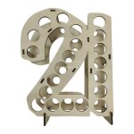 Porte - bouteille en bois t1 pour dcorations de fte d'anniversaire, franais, 21 ans, livraison directe ...