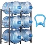 Porte - bouteilles d�eau en fer 3 / 4 / 5 niveaux ¿ support double ou simple rang�e ¿ rangement cuisine ...