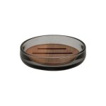 Porte - brosses a dents en verre gris et acacia ba73071 andrea house - andrea house Porte - brosses a dents en verre gris et acacia ba73071 andrea house - andrea house