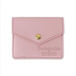 Porte - cartes similicuir nounou 9x11cm rose