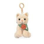 Porte cl� bijou de sac x spa chat beige 13 cm histoire d'ours