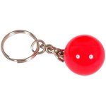 Porte cles, bille billard franais, rouge